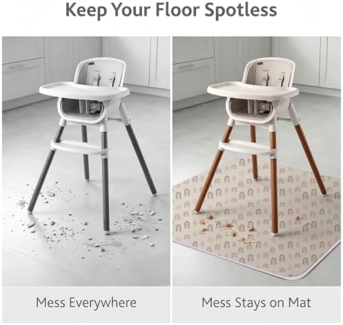 Baby Splat Mat for Under High Chair - Image 3