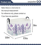 Sanjiaofeng Rectangular Kids Basket Flower Storage Bins, Girls Storage Basket - Image 2