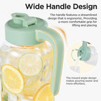 Mason Jar Pitcher, Glass Pitcher - Image 2
