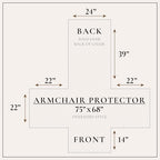 Great Bay Home Reversible Floral Patchwork Chair Furniture Protector - Image 3