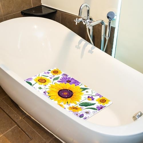 Shower Mat Non Slip, 26.8 x 15.1 Inch Bathtub Mat - Image 5