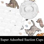Bathtub Mat Non Slip 26.8x15.1In, Cute Cats Bath Mat - Image 3