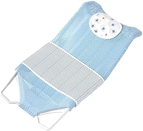 Fafeicy Baby Bath Seat Support Non Slip Mesh Cushion Portable Bath Tub Seat Net by Fafeicy