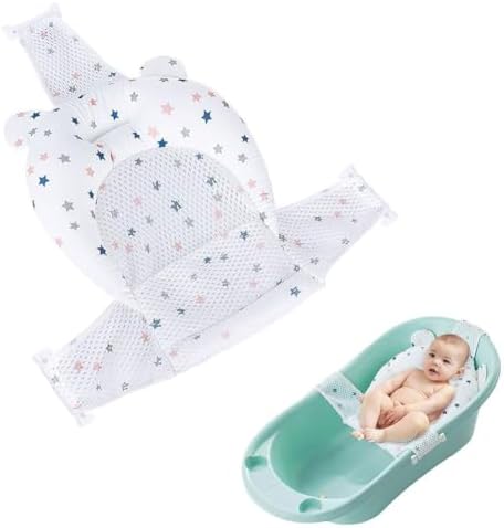 Baby Bath Seat Support Net Adjustable Infant Bathing Cushion Pad Mat by Unknown