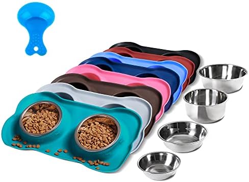 Hubulk Pet Dog Bowls 2 Stainless Steel Dog Bowl by Hubulk