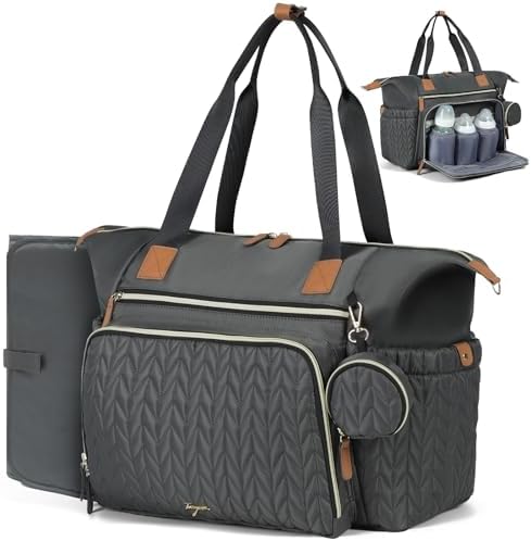 Diaper Bag Tote, Large Baby Hospital Bag by Tonyeee