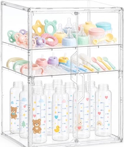 Baby Bottle Storage Organizer for Countertop Cabinet by Providinglifelongserviceforyourbetterlife