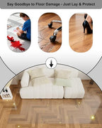 【16 Anti-Slip Stickers Included】 2'×9' Clear Plastic Floor Runner, Waterproof - Image 6