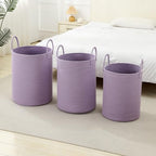 Laundry Basket Hamper Tall Rope Storage Woven - Image 4