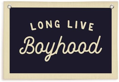 Lacama Long Live Boyhood Boys Room Decor, Boy Nursery Decor by Lacama