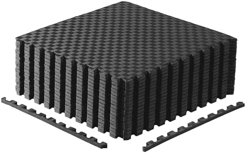 CAP Puzzle Exercise Mats | 1/2” Thick EVA Interlocking Foam Tiles by CAP