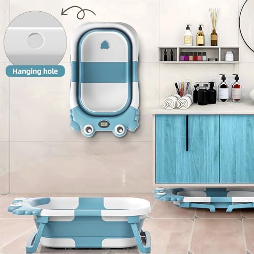Collapsible Baby Bathtub for Newborns to Toddler - Image 4