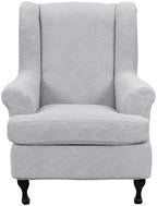 CRFATOP Wingback Chair Covers Stretch Armchair Slipcovers by CRFATOP