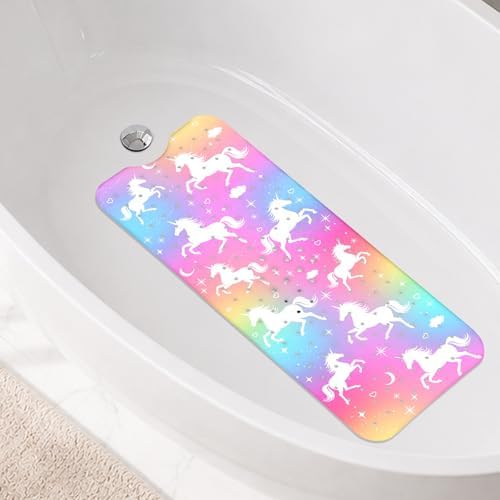 Unicorn Bath Mat for Tub Non Slip, Kids Bath Mat for Baby - Image 4