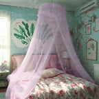 Lace Bed Canopy Mosquito Netting, Princess Bed Canopy by Eimilaly
