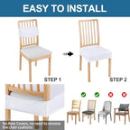 Smiry Waterproof Seat Covers for Dining Room Chairs - Image 5