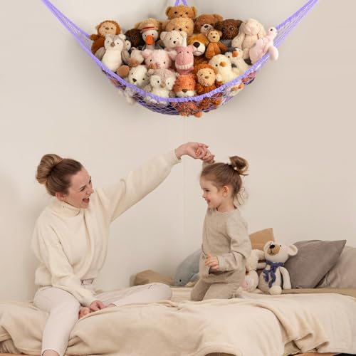 Stuffed Animal Storage Hammock Net Corner - Image 2