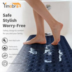 Yimobra Non Slip Bath Mat for Tub 40x16, Extra Long Bath Tub Mat - Image 5