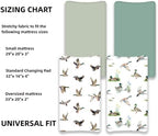 4 Pack Mallard Duck Baby Changing Pad Covers Neutral Unisex Breathable Fitted - Image 7