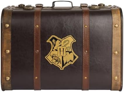 Harry Potter Hogwarts School Trunk, 17.5" Decorative Storage Chest by HarryPotter
