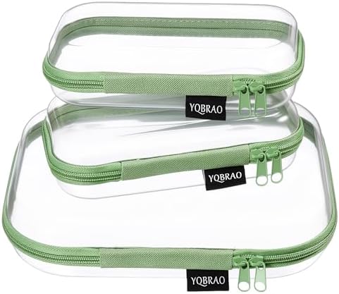 YQBRAO Clear Hard Shell Zipper Organizer Cases by Unknown