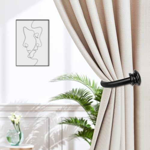 TONIAL Curtain Holdbacks, Small Cap Finials - Image 2