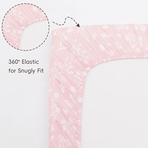 david's kids 3 Pack Fitted Crib Sheets, Ultra Soft Breathable Comfortable Baby - Image 6
