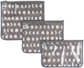 Tiny Twinkle Diaper Bag Organizing Pouches|3 Pack Mess-Proof Clear Front Travel by TinyTwinkle