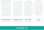 Baby Bassinet Sheets for Baby Boy Girls 4 Pack, Angelbliss and Other Hourglass - Image 4