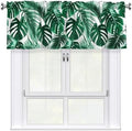 Tropical Palm Leaf Botanical Kitchen Window Valance 54x18 Inch by XBFCDN