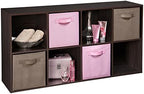 ClosetMaid Cubeicals 8 Cube Storage Shelf Organizer Bookshelf, Vertical or - Image 6