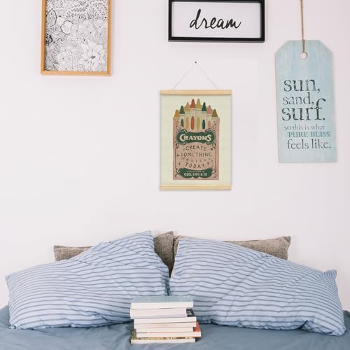 NaZaUK Colorful Kids Room Wall Decor Poster Hanger Frame, Educational Toddler - Image 2