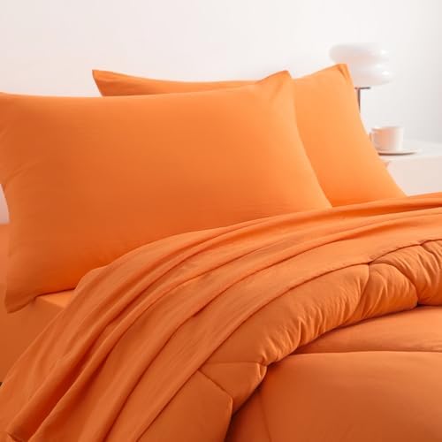 NTBAY Twin Microfiber Bed in a Bag, Comforter Set 5 Piece - Image 6