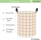 CLOCOR Large Laundry Basket, Waterproof Fabric Storage Container, Room Decor - Image 6