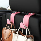 4-Pack Car Headrest Hooks Holds 55lbs Seat Storage Organizer - Image 2