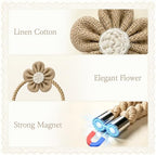 VIS'V Magnetic Curtain Tiebacks, Boho Curtain Holdbacks - Image 3