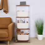 MiniArk Large Storage Baskets for Organizing, Baby Nursery, Toy Bins Box - Image 4