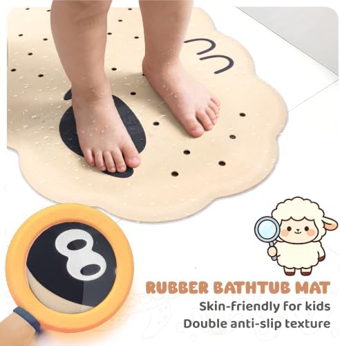 Baby Bath Mat 28"x16" Non Slip Bathtub Mat - Image 3