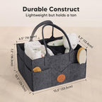 KeaBabies Baby Diaper Caddy Organizer - Image 3