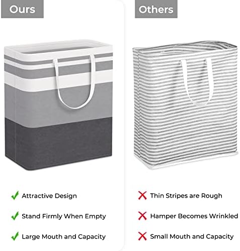 HomeHacks 2 Pack Laundry Baskets, Laundry Hampers Bags - Image 3