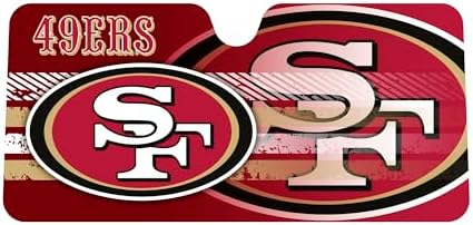 Fanmats NFL Windshield Sun Auto Shade, Sun Shield Sun Visor Accordion tri-fold by FANMATS