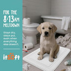 ITSOFT Memory Foam Bath Mat 59x23, Non Slip, Machine Washable, Quick Dry & - Image 2