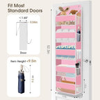 2 Pcs Over The Door Organizer Large Capacity Hanging Storage Room Organizer - Image 2