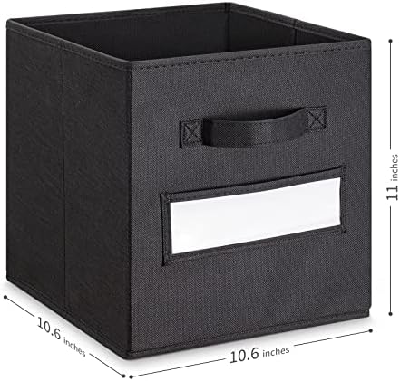 11 Inch Storage Cube, Storage bin, cube storage Foldable Fabric Cube Storage - Image 3