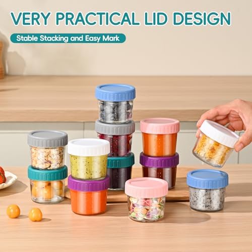 Dehov 6-Piece Glass Baby Food Containers - Image 5