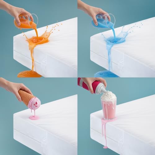 Utopia Bedding Queen Mattress Protector Zippered 2 Pack, 100% Waterproof - Image 5