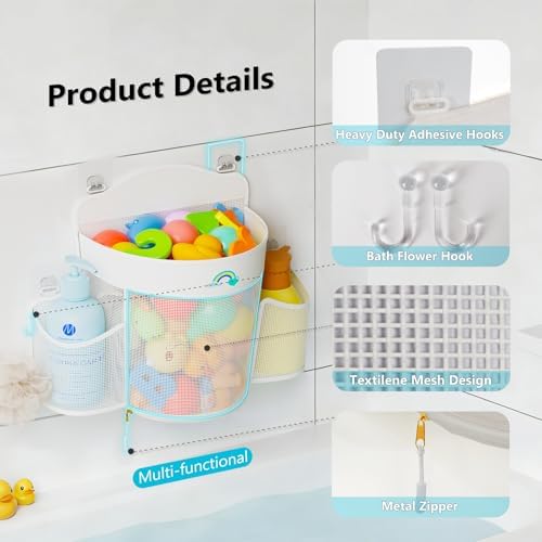 Austion Hanging Bath Toy Storage - Image 6