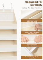 Criusia 2 Pack Over the Door Organizer, 6-Shelf Closet Hanging Storage - Image 4