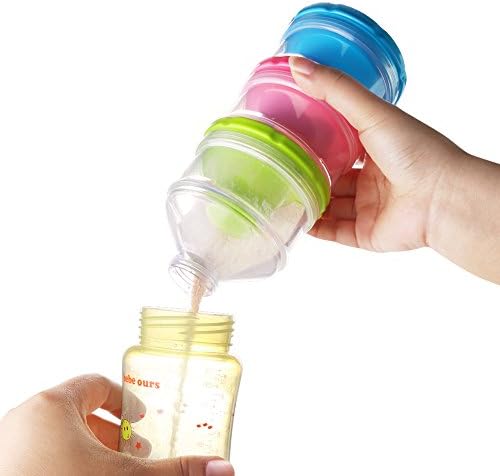 Accmor Baby Formula Dispenser, Non-Spill Stackable Formula Dispenser On The Go - Image 4