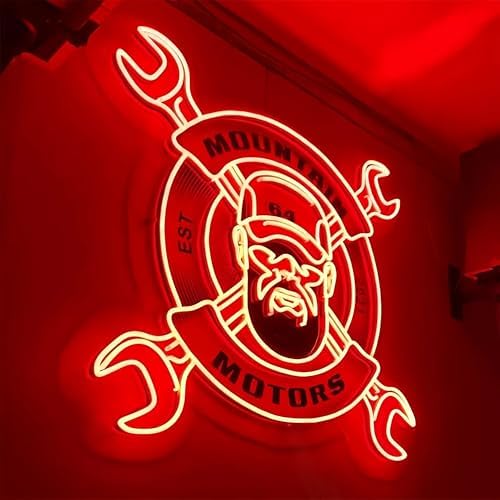 CIONAOR Custom Neon Sign, Personalized Business LED Logo Customizable, Light Up - Image 4